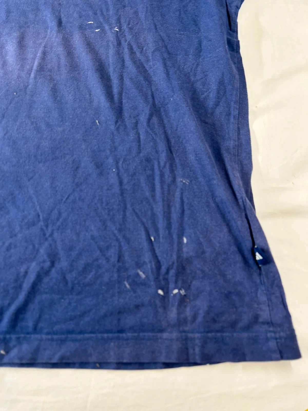 T-shirt uni adidas marineblauw – photo 4